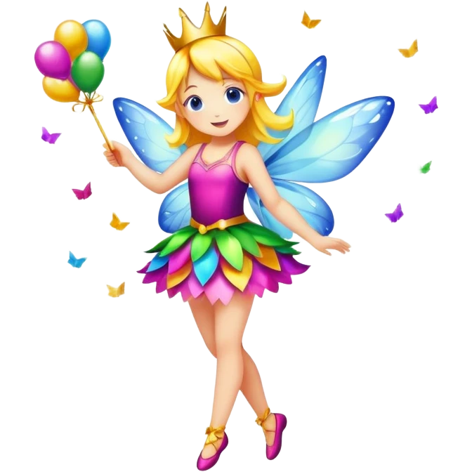 Birthday Confetti fairy emoji