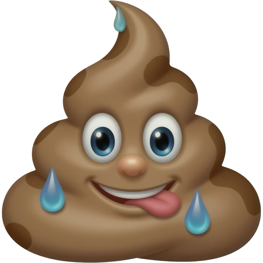 Man naked prank uncensored all body poop. emoji