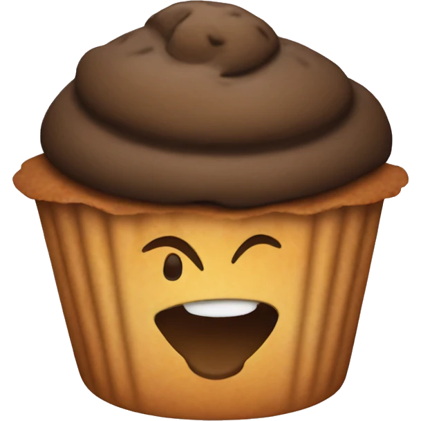 Eating muffin  emoji