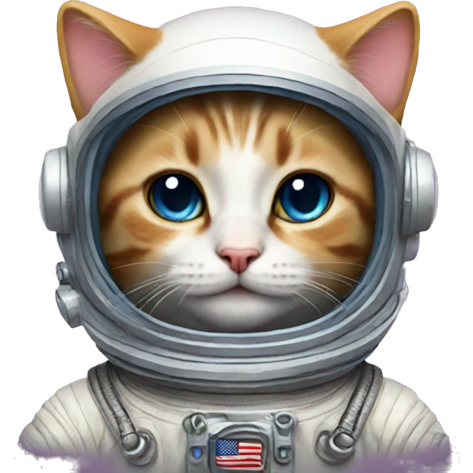 Kitty astronaut  emoji