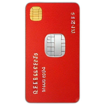 Red credit card emoji