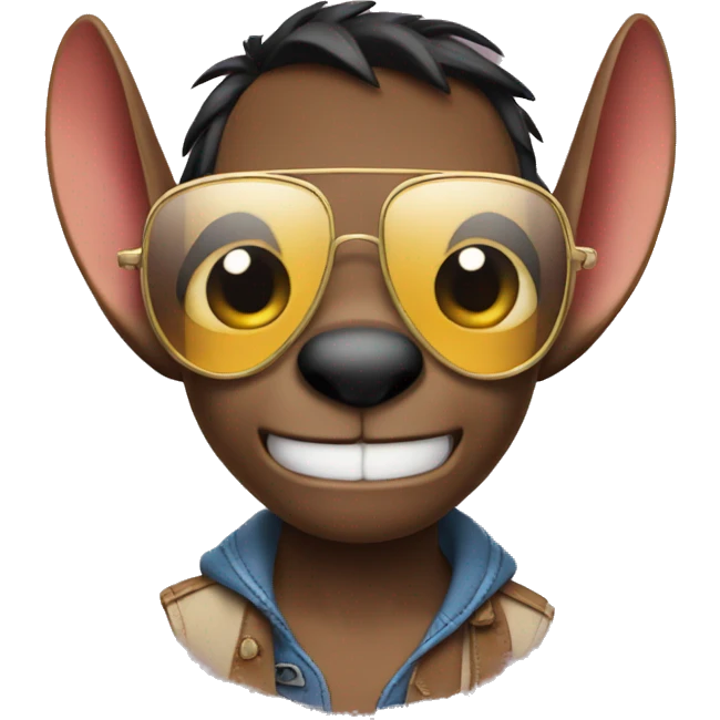 stitch wearing sunglasses  emoji