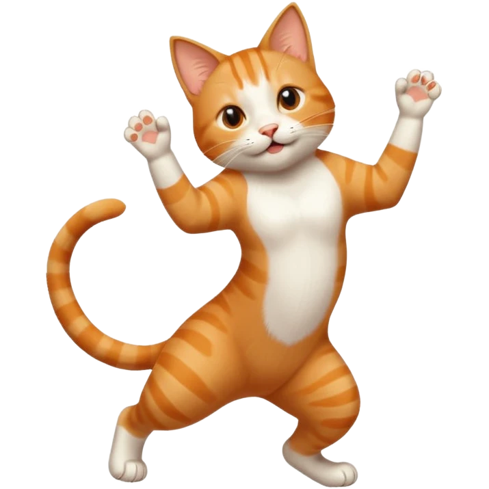Dancing cat emoji