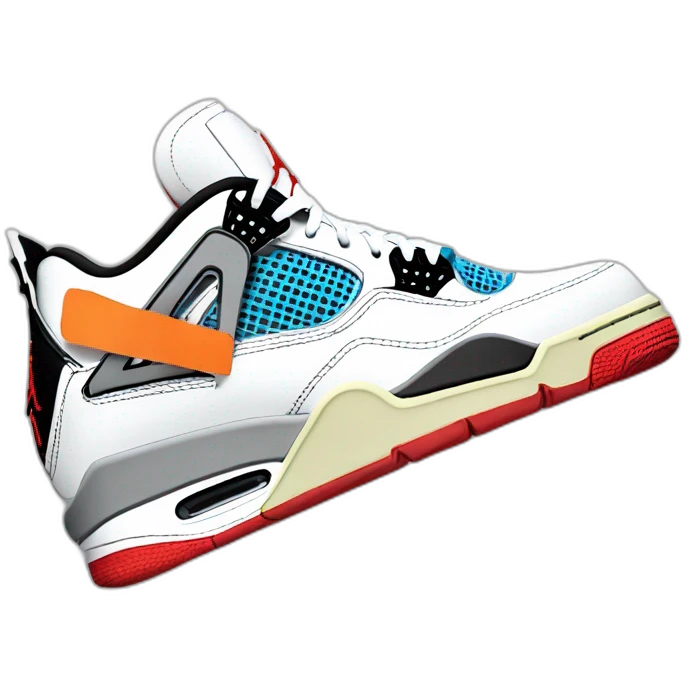 jordan 4 off white emoji