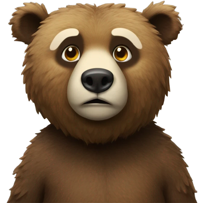 Bär mit Äpfel und einem Schwert emoji