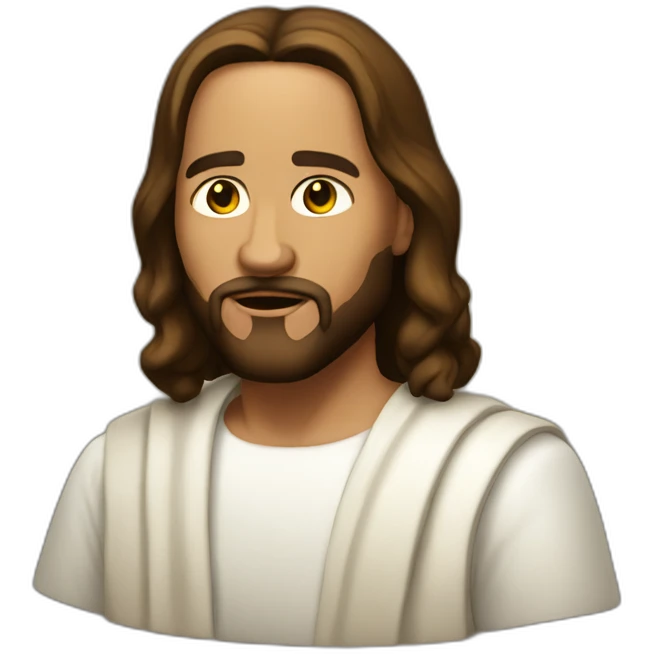 Gangster jesus emoji