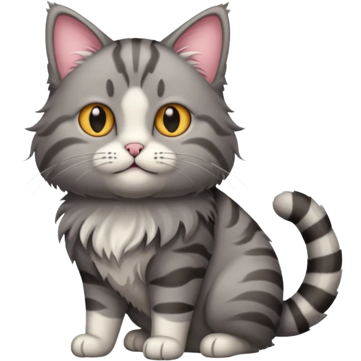 Bobtail cat emoji