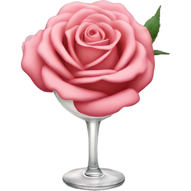 Vodka rose emoji