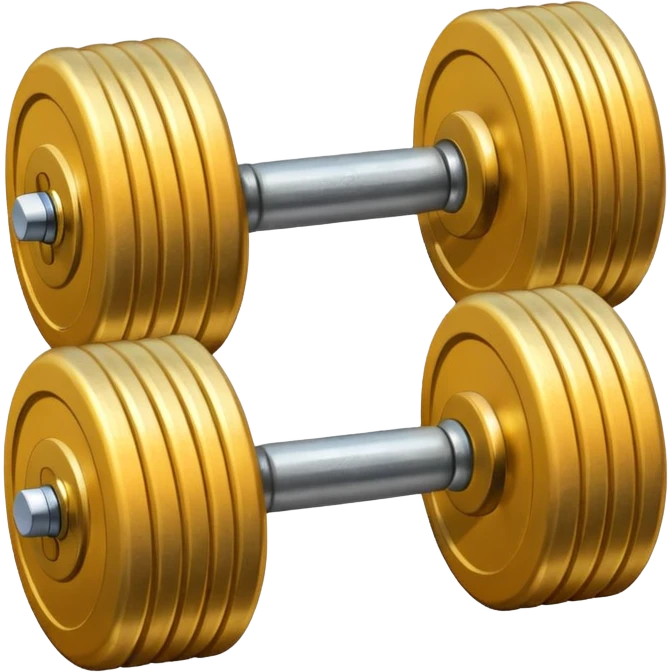 single dumbbell emoji