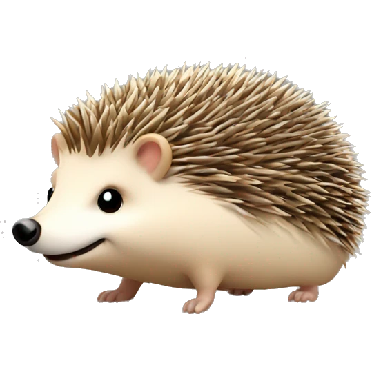 hedgehog 5d emoji
