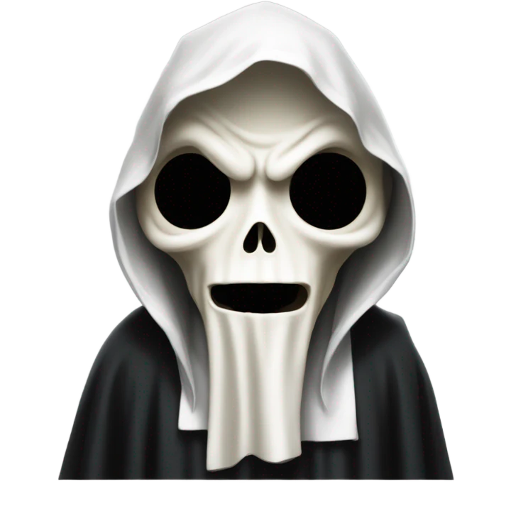 Ghostface from scream emoji