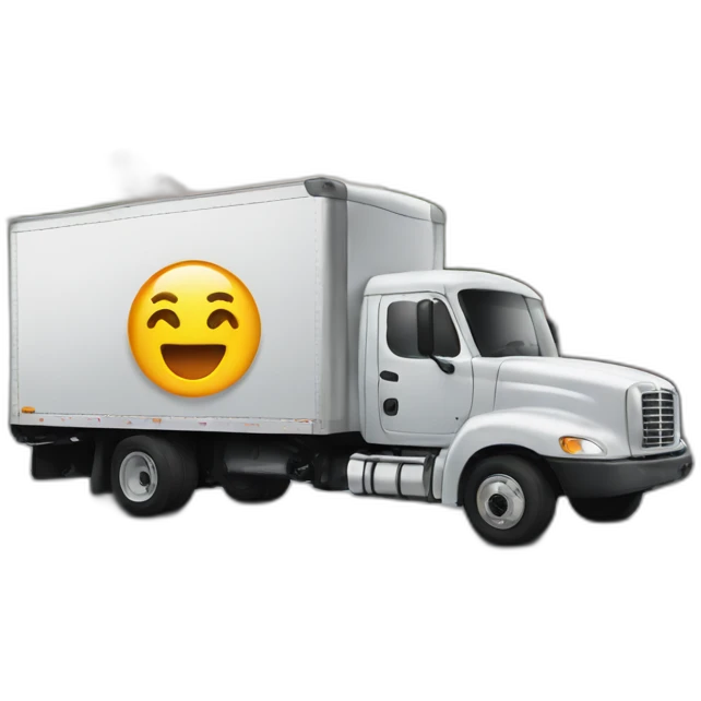 Refrigerated truck emoji