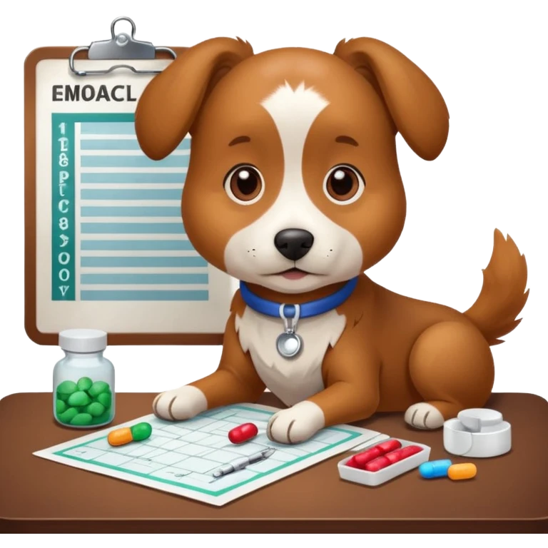 dog Medication Schedule emoji