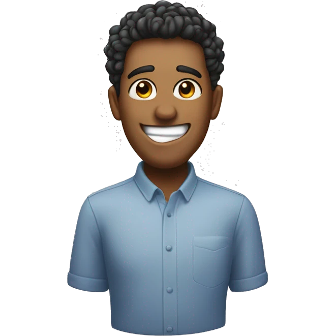 guy grinning deviously and sticking tongue out emoji