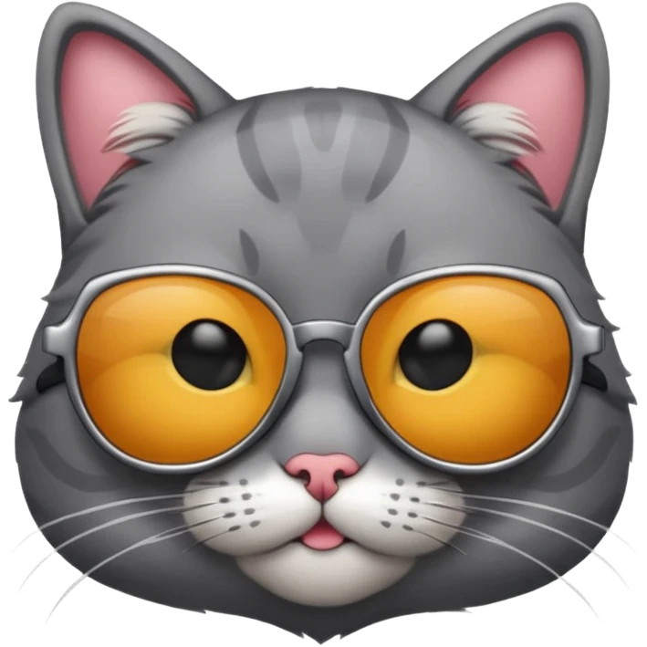 Cat wearing sunglasses emoji