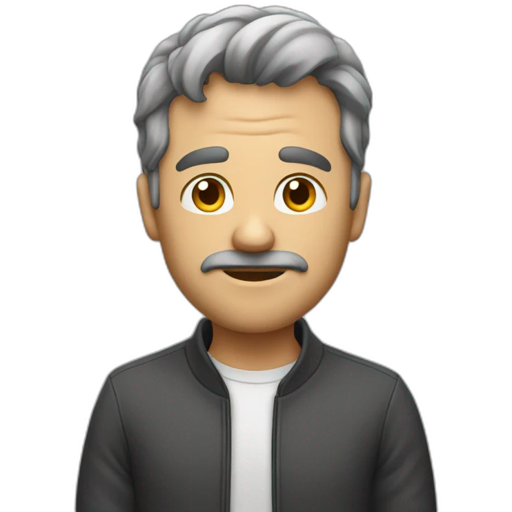 A man who doesn't know what he's doing emoji