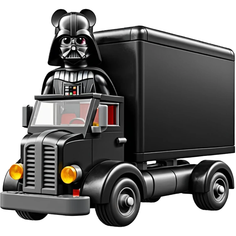Lego Darth Vader’s Very large rat infested 1936 mover’s moving truck emoji