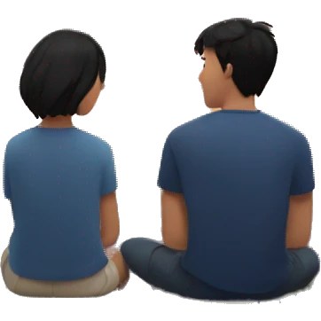 watching fireworks with my boyfriend, we are both asian emoji