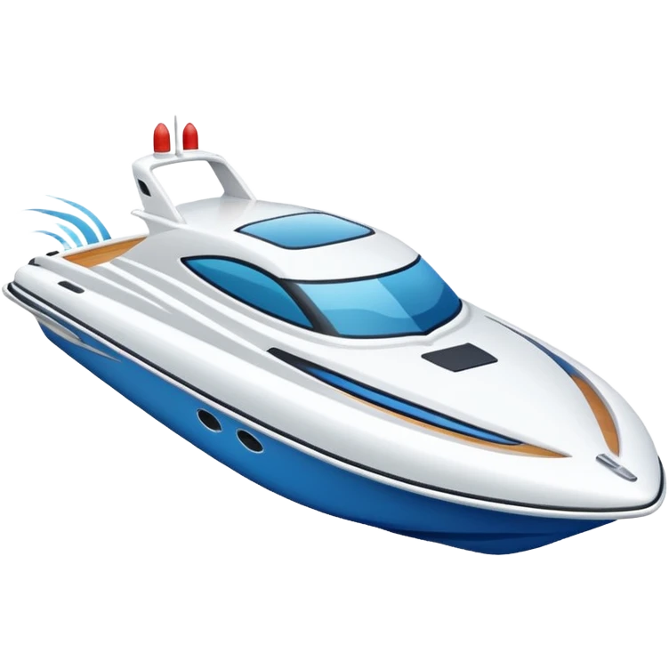 Speedboat emoji