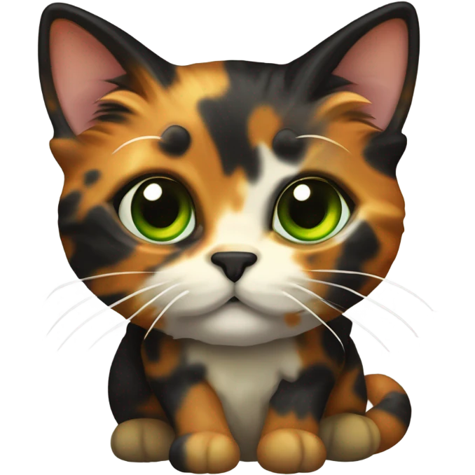 Tortoiseshell cat emoji