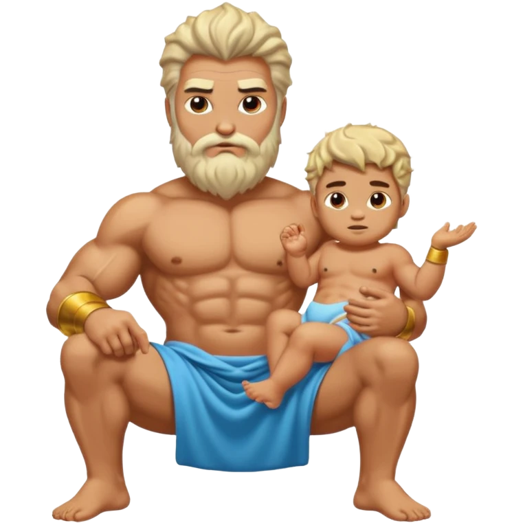 zeus thigh and baby on it emoji