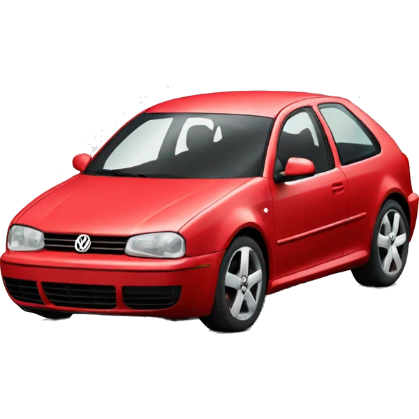 red volkswagen mk4 emoji