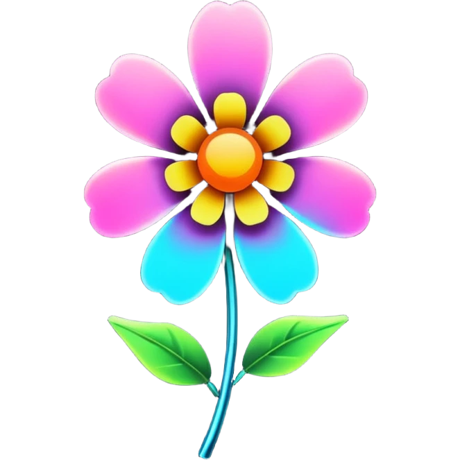 cyber flowers emoji