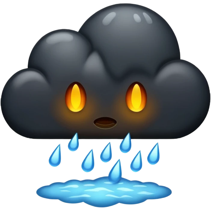armageddon rain emoji
