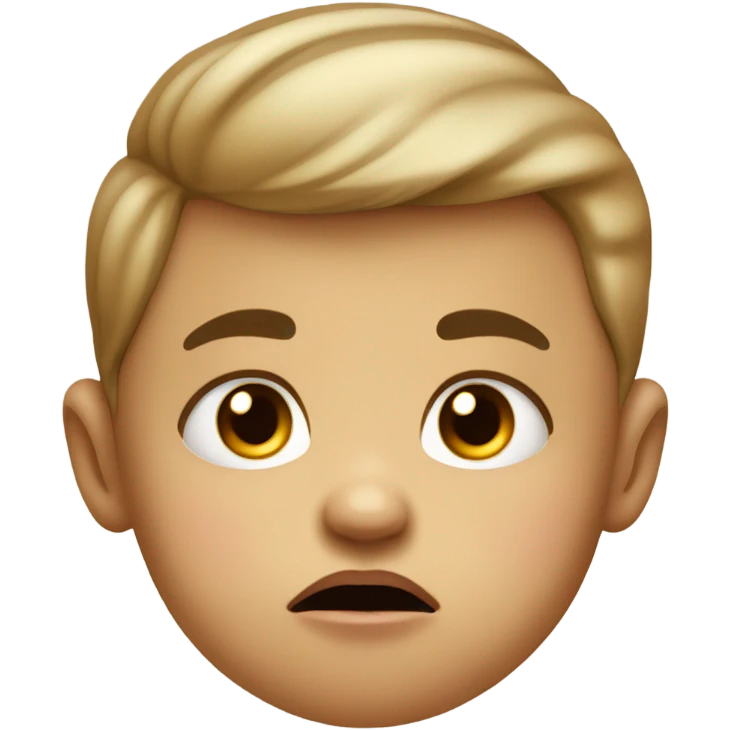 baby frowning emoji