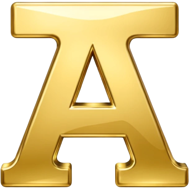 letters "A and I" emoji