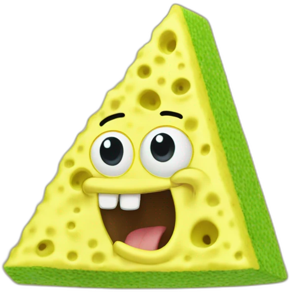 sponge bob triangle pants emoji