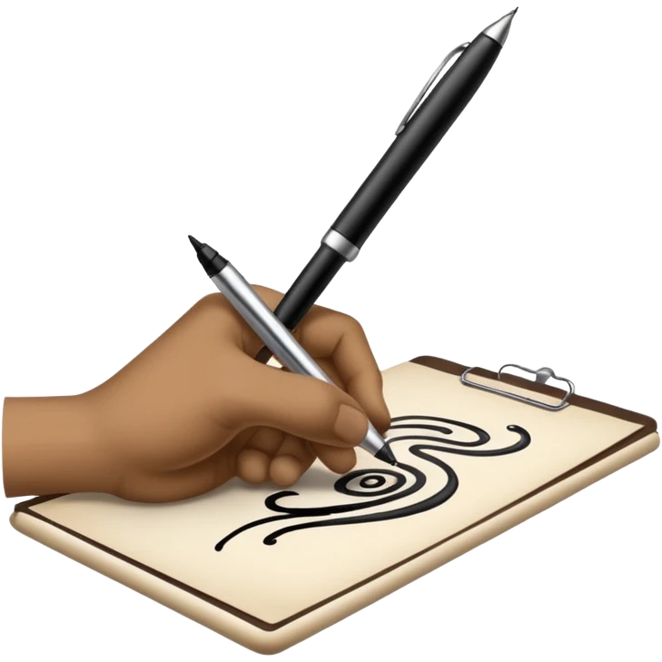 hand write emoji