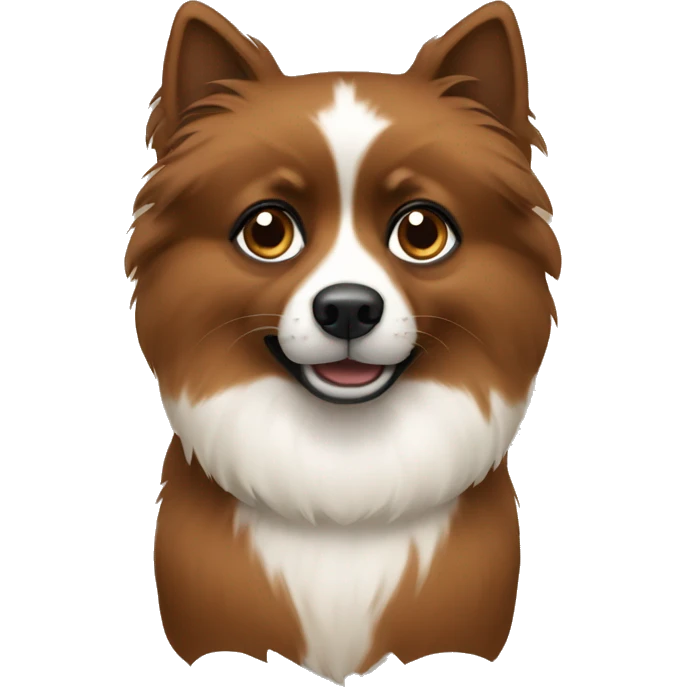 brown pomerainian emoji