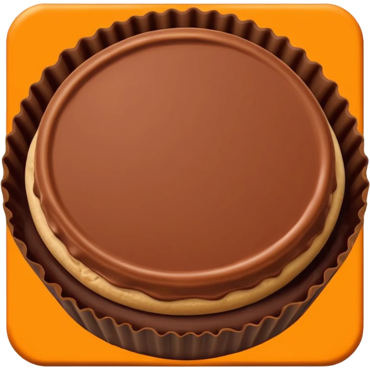 reeses peanut butter cup exact replica emoji
