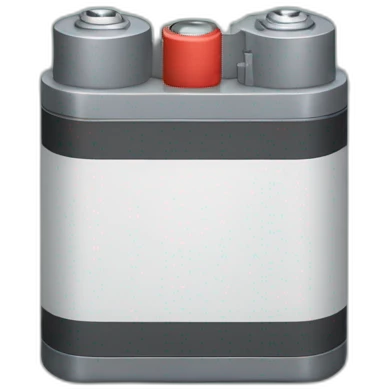 Empty battery emoji