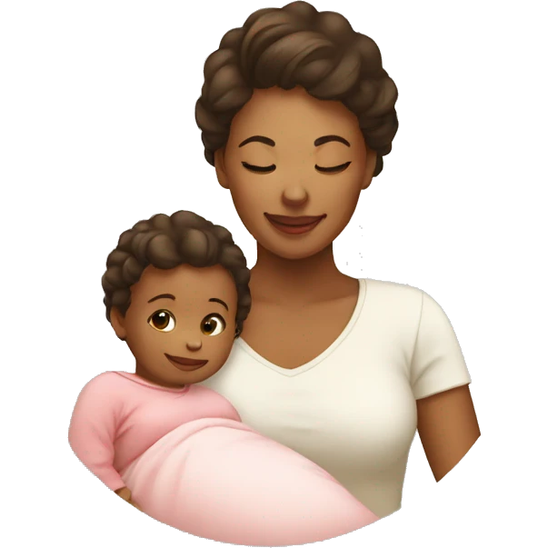 Mom and baby emoji