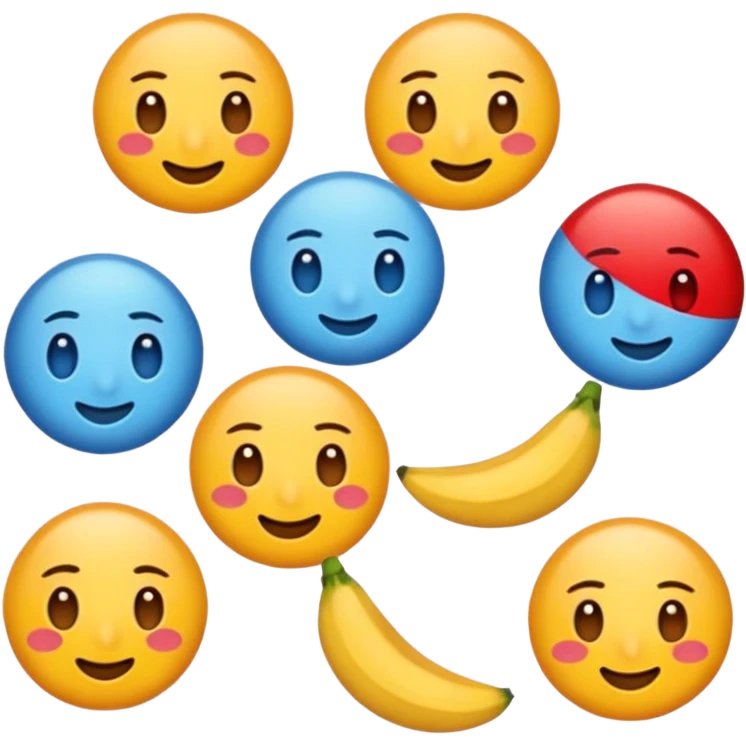 Mavi yüz  emoji