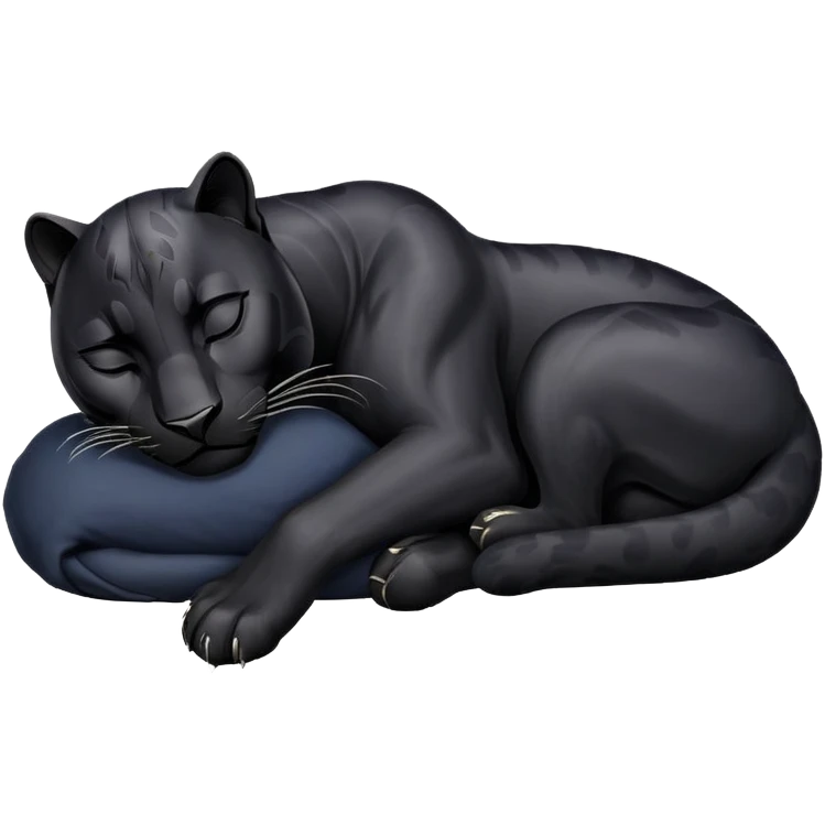 Black Panther sleeping emoji