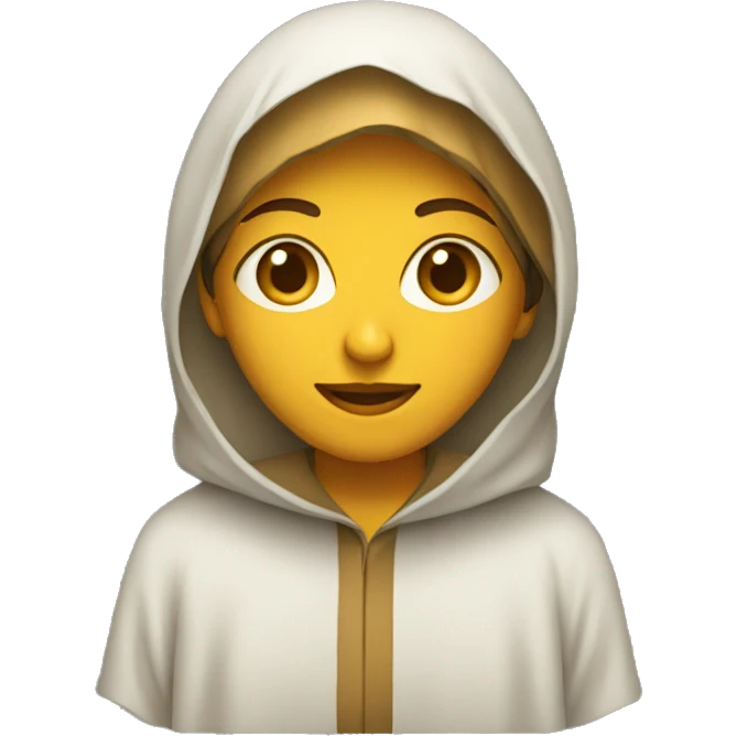 wearing a djellaba emoji