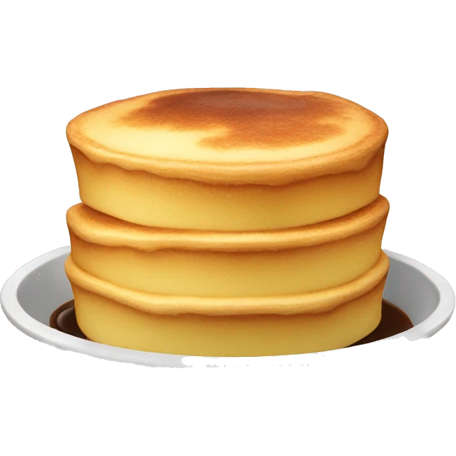 Souffle pancake emoji