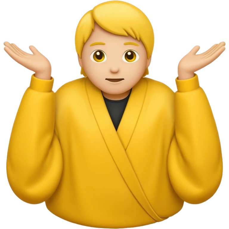 emoji of a shrug  emoji