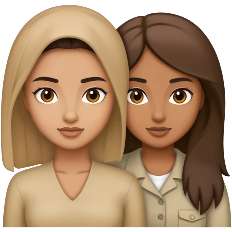 Sahar and Chelsea emoji