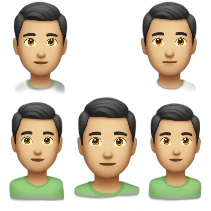an asian vietnamese 23 man emoji