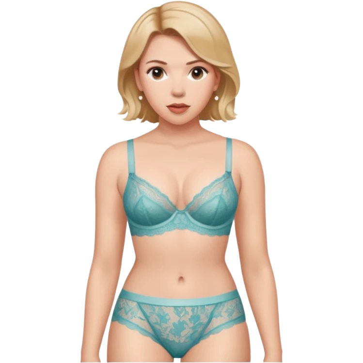 Scarlett Johansson underwear model emoji