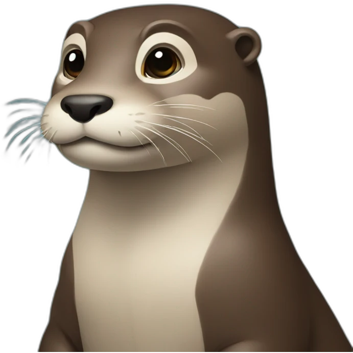 Coding otter emoji
