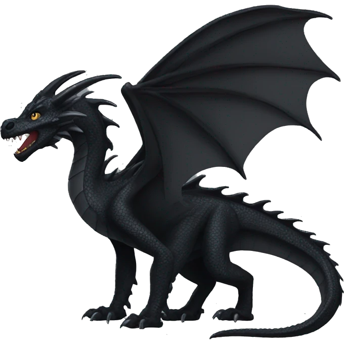 black dragon emoji