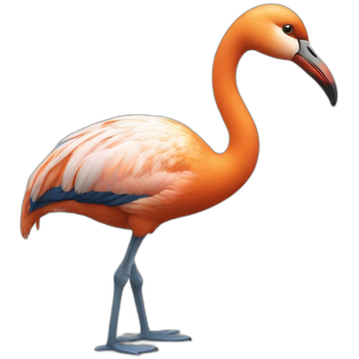 flamant bleu emoji