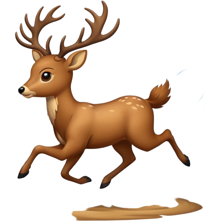Deer hurricane emoji