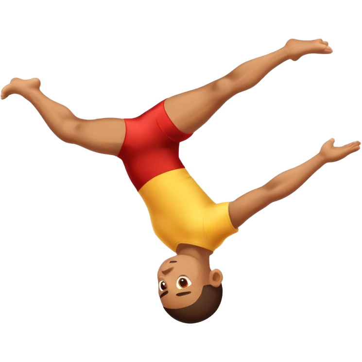 Acrobatic boy emoji