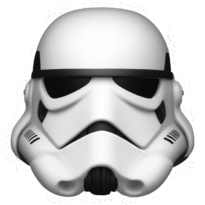 Star wars trooper white helmet emoji